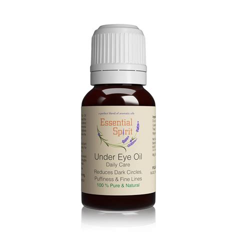 Essential Spirit Under Eye Oil For Dark Circles Puffiness Fine Lines ...