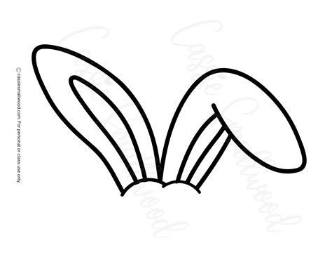 8 CUTE Bunny Ear Templates - Cassie Smallwood