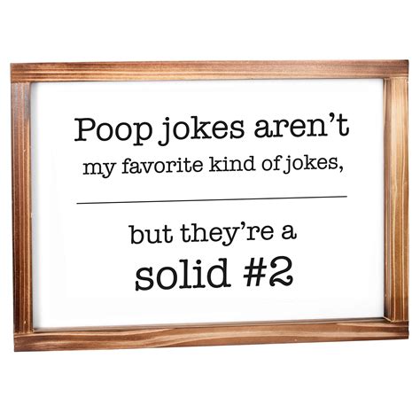 Snapklik.com : Poop Joke Sign 11x16 Inch, Poop Wall Bathroom Sign ...