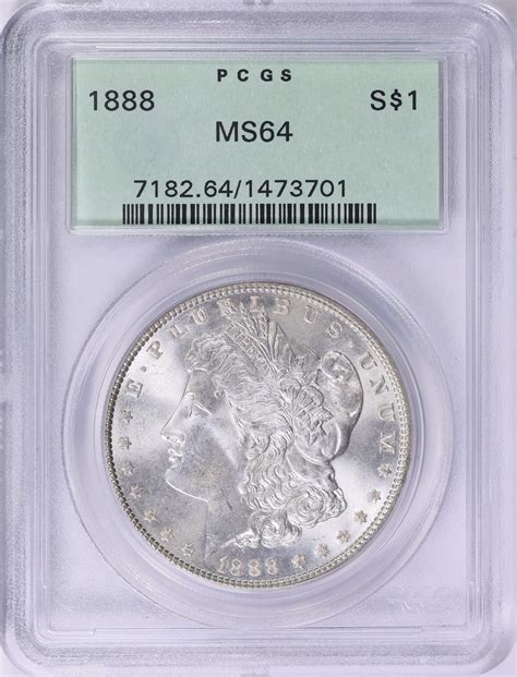 1888 Morgan Silver Dollar PCGS MS-64 OGH (Item 1916567 ...