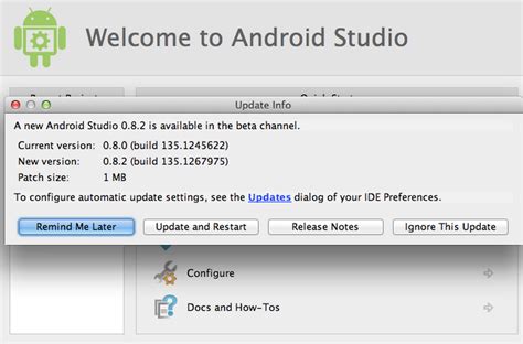 Image result for Android Studio Update