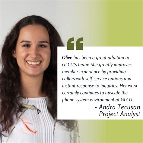 Great Lakes Credit Union on LinkedIn: Olive, GLCU’s newest team member ...