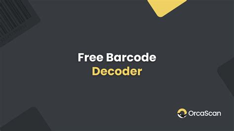 Online Barcode Decoder