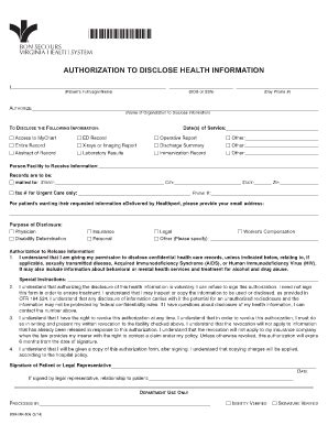 2014-2026 Form VA Bon Secours BSR-MR-506 - Fill Out, Sign & Share ...
