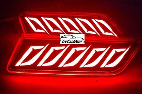 CARMART Car Reflector LED Brake Light for Rear Bumper DRL for TATA ...