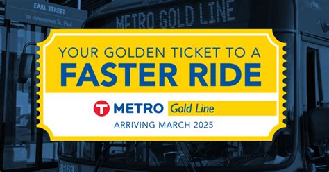 METRO Gold Line: Service Begins March 22nd