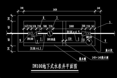 某地市政工程跌水井全套施工设计cad图（含节点图）_市政工程_土木在线