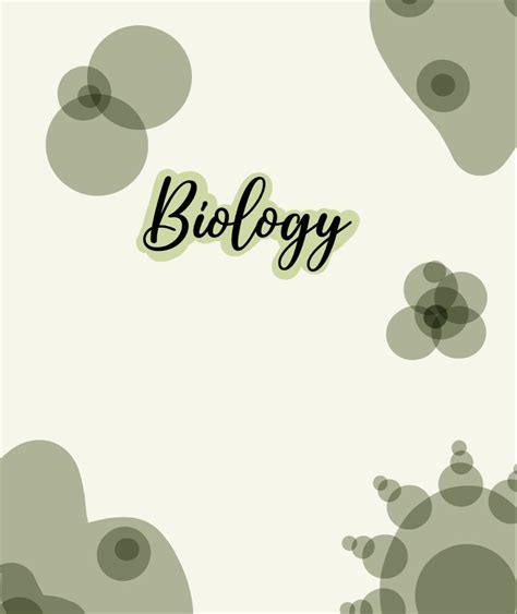 Biology Cover Page 的图像结果