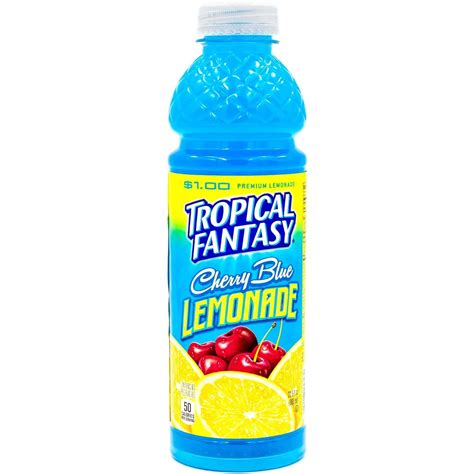 Tropical Fantasy Premium Lemonade, Cherry Blue, 22.5 Fl Oz - Walmart.com