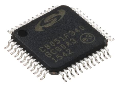 C8051F340-GQ Silicon Labs | Silicon Labs C8051F340-GQ, 8 bit 8051 ...