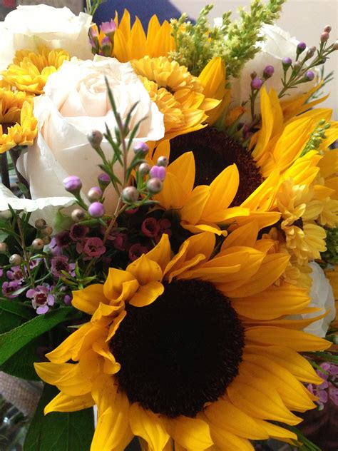 Sunflower Bouquet Of Flowers at Sandra Slavin blog