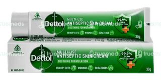 Dettol Multi Use Antiseptic Skin Cream 30 Gm - Uses, Side Effects ...