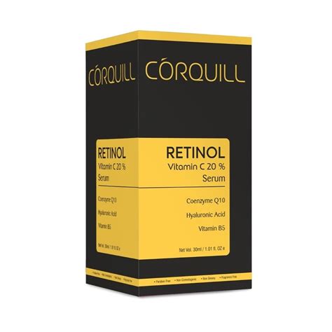 Kianext Corquill Retinol Vitamin C 20% Serum (30ml) - Cureka - Online ...