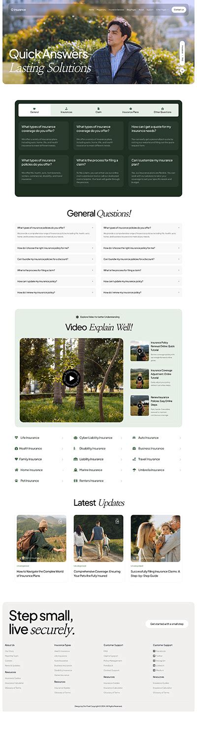 Image result for Insurance Content Layout