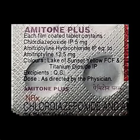 AMITONE PLUS TABLET 10'S : View Price, Combination and Alternatives ...