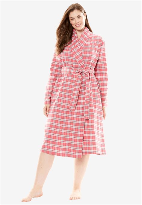 Womens Summer Flannel Robe at Spencer Kelly blog