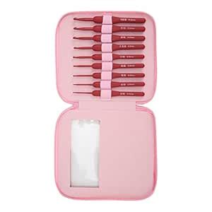 NEE Knitting Needle Set, Crochet Hooks, Recognizable Numbers, 9 ...