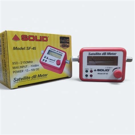 SOLID SF-45 Analogue Satellite dB Meter for Dish Alignment