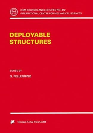 Buy Deployable Structures: 412 (CISM International Centre for ...