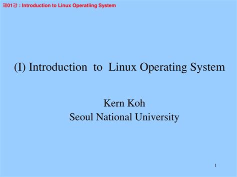 Image result for Linux Operating System Introduction