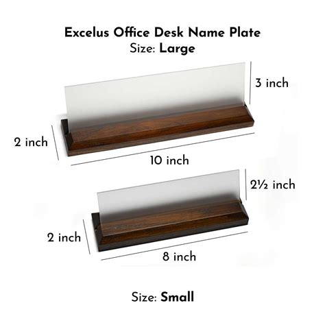 Excelus Office Desk Name Plate for IAS / Government Officers – Housenama