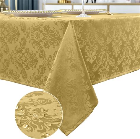 Amazon.com: SASTYBALE Christmas Rectangle Jacquard Tablecloth - 52 x 70 ...