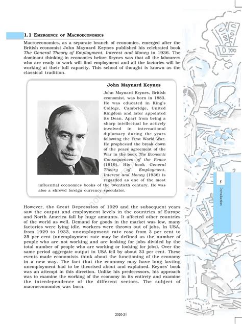 Introduction - NCERT Book of Class 12 Introductory Macroeconomics