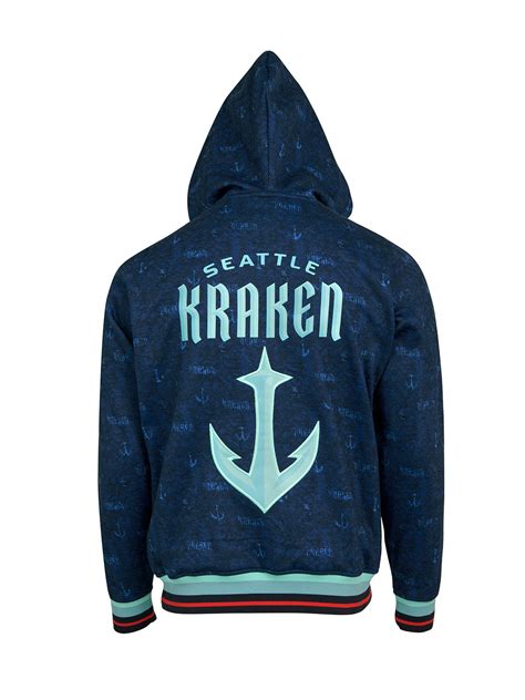 Seattle Kraken Crew Neck Hoodie | Official NHL Merchandise | FE Apparel
