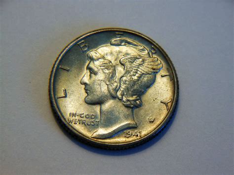 1941-D Silver Mercury Dime - For Sale, Buy Now Online - Item #556406