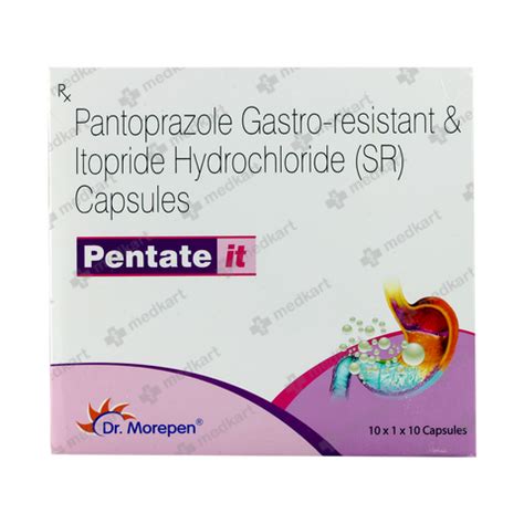 PENTATE IT CAPSULE 10'S : View Price, Combination and Alternatives ...
