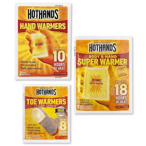 Hand and Foot Warmers, Hothands® Warmers in Stock - ULINE