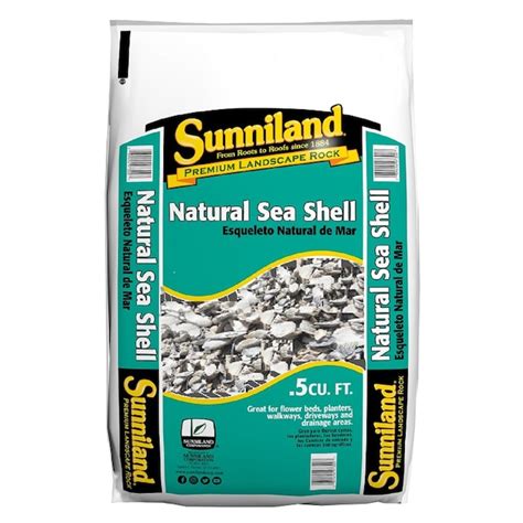 Sunniland 0.5-cu ft 23-lb Off-white Sea Shell (0.5- 3-in Rock Size ...
