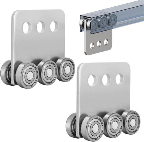 SKTREX 2Pcs 6 Wheel Trolley Assembly Rollers Six Bearing India | Ubuy