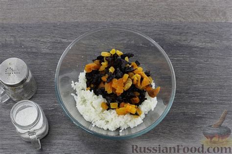 Рецепт: Курица, фаршированная рисом, черносливом и курагой на ...