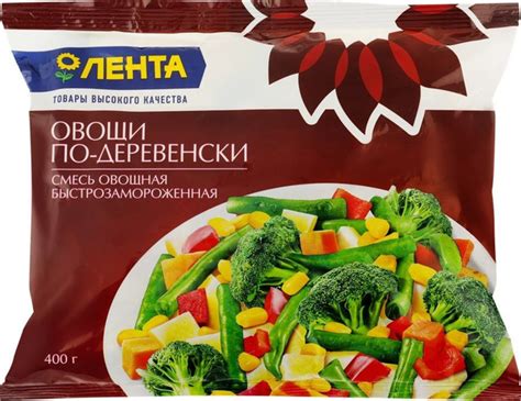 Смесь овощная ЛЕНТА Овощи по-деревенски, 400г - 10 шт. купить на OZON ...