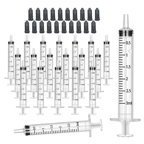 Buy 3ml Syringes with Caps (20 Pack) Online at Low Prices in India ...