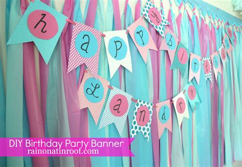 Simple DIY Birthday Banner Tutorial