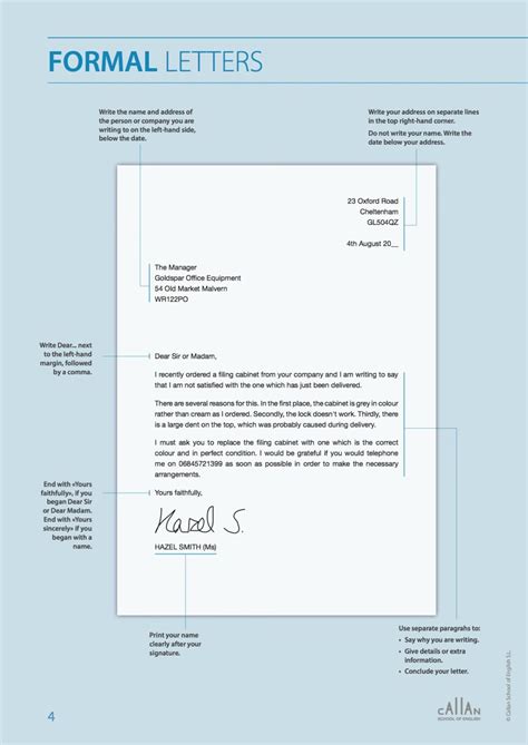 Cómo Escribir una Carta Formal en Inglés | CEI