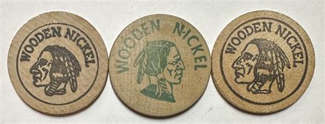 Wooden Nickels! Kokomo Coin Club, Nassau & Thompson Inc and Lincoln ...