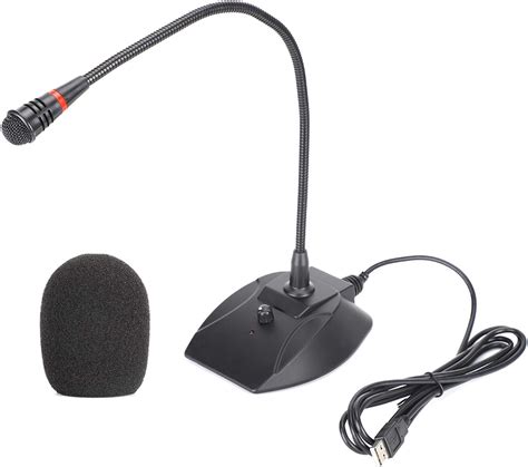 Buy 214 Desktop Microphone, Gooseneck Condenser Microphone Single Point ...