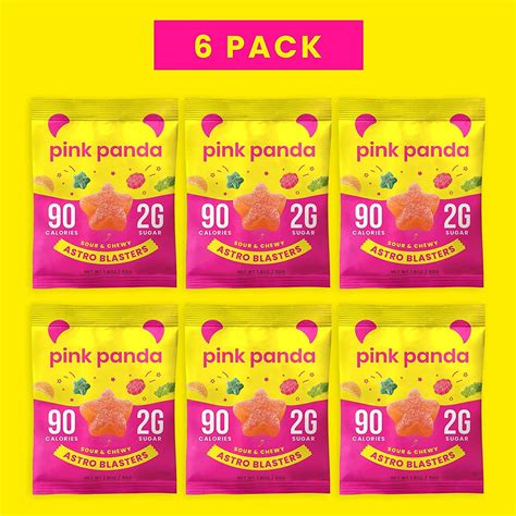 Pink Panda Sour Gummies Vegan Candy Gluten Free Low Calorie Candy Makes ...