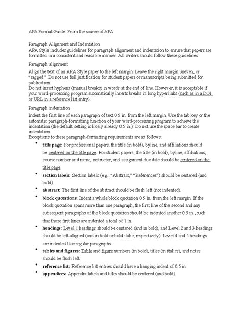 Image result for APA Format Page Setup