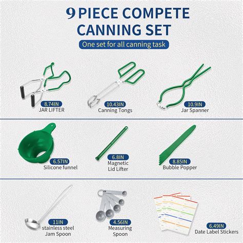 Gemfino Canning Supplies Starter Kit,Canning Kit for India | Ubuy