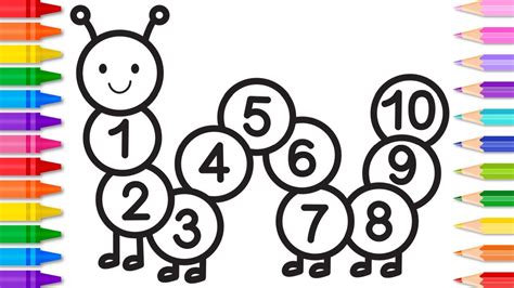 Image result for How to Draw Using Numbers 1 10