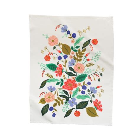 Floral Vines Tea Towel