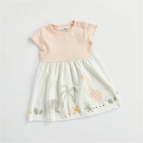 Buy Juniors Animal Print Dress with Button Closure from Juniors at just ...