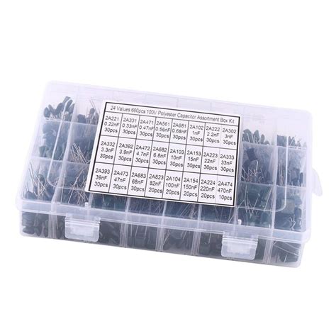 Buy Polyester Film Capacitor Classification kit Green Film Capacitor ...
