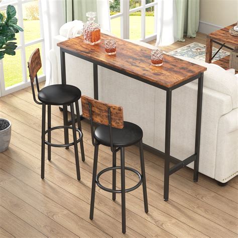 Bar Table And Stools Set Of 2 at Harrison Trethowan blog