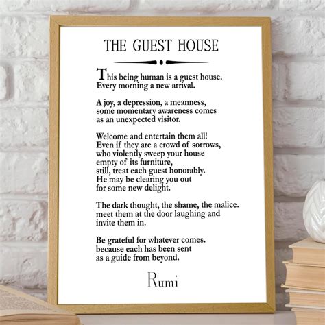 The Guest House Poem