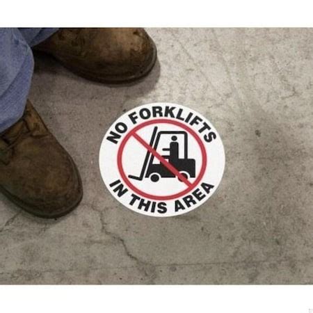 Accuform INDUSTRIAL TRAFFIC FLOOR SIGN NO MFS846 MFS846 | Zoro
